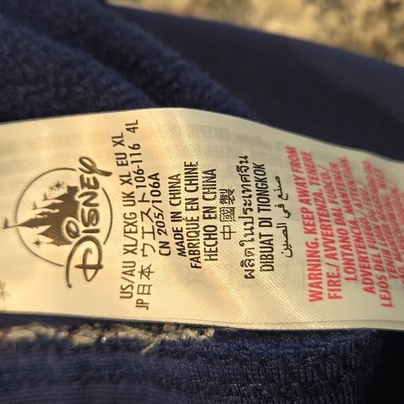 WALT DISNEY WORLD 50TH ANNIVERSARY CASTLE TRACK JOGGER SWEATPANTS. SIZE X-LARGE. - Picture 4 of 10